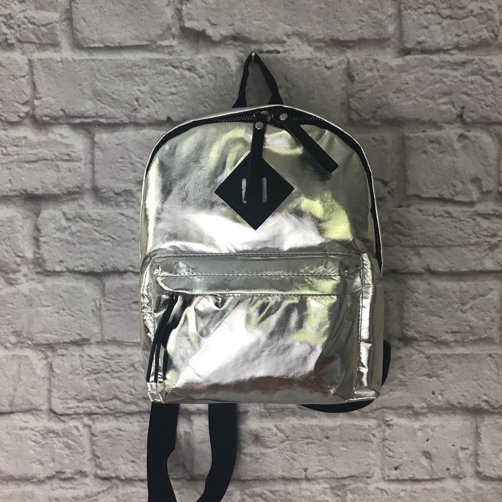 FALL SALE! Madden Girl Silver Metalic Backpack ❤️